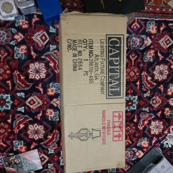 Foxborough Sconce Iron & Umber Capital Lighting 3961IU-465 Wall Sconce New n Box - Picture 8 of 8